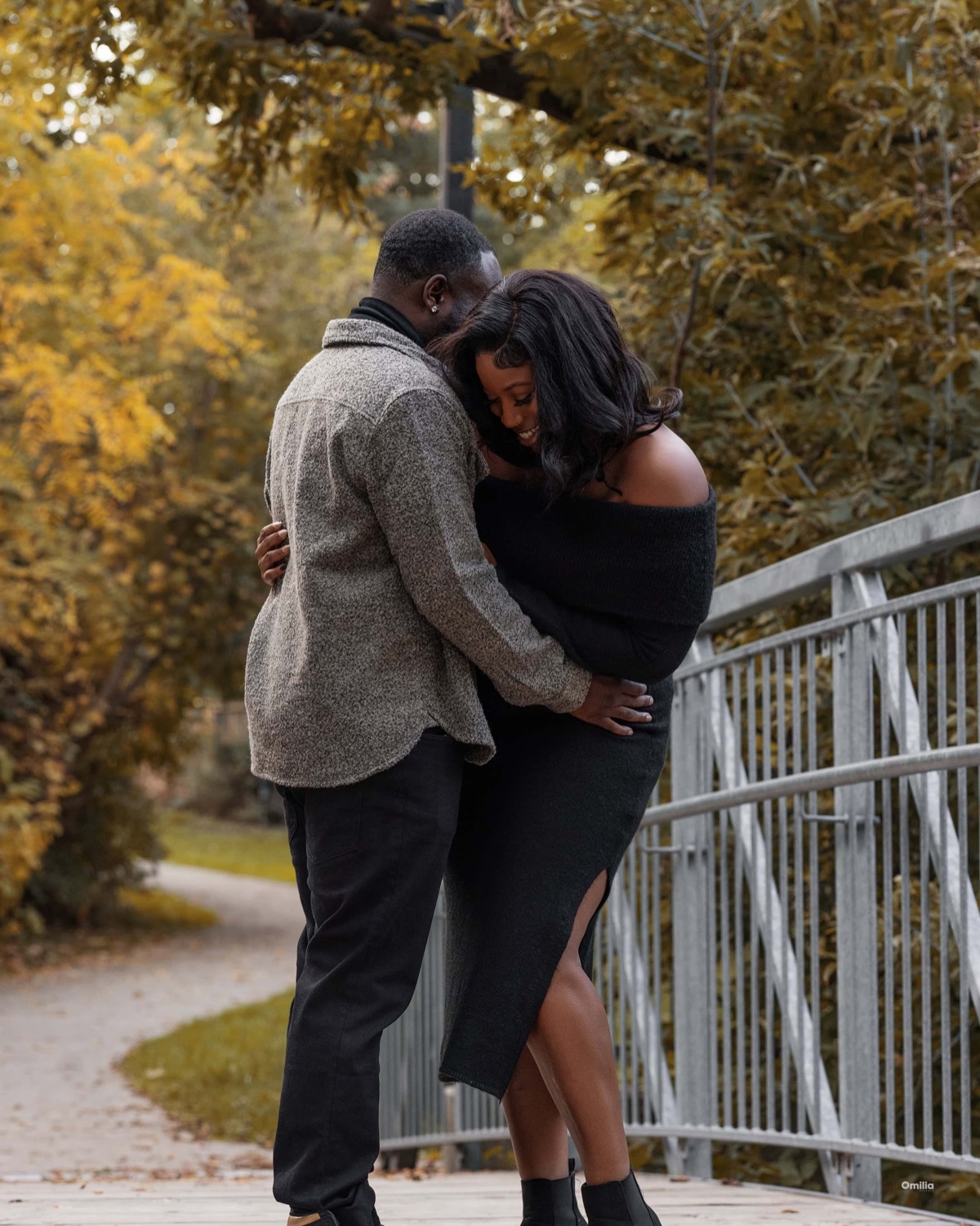 Engagement session outdoors