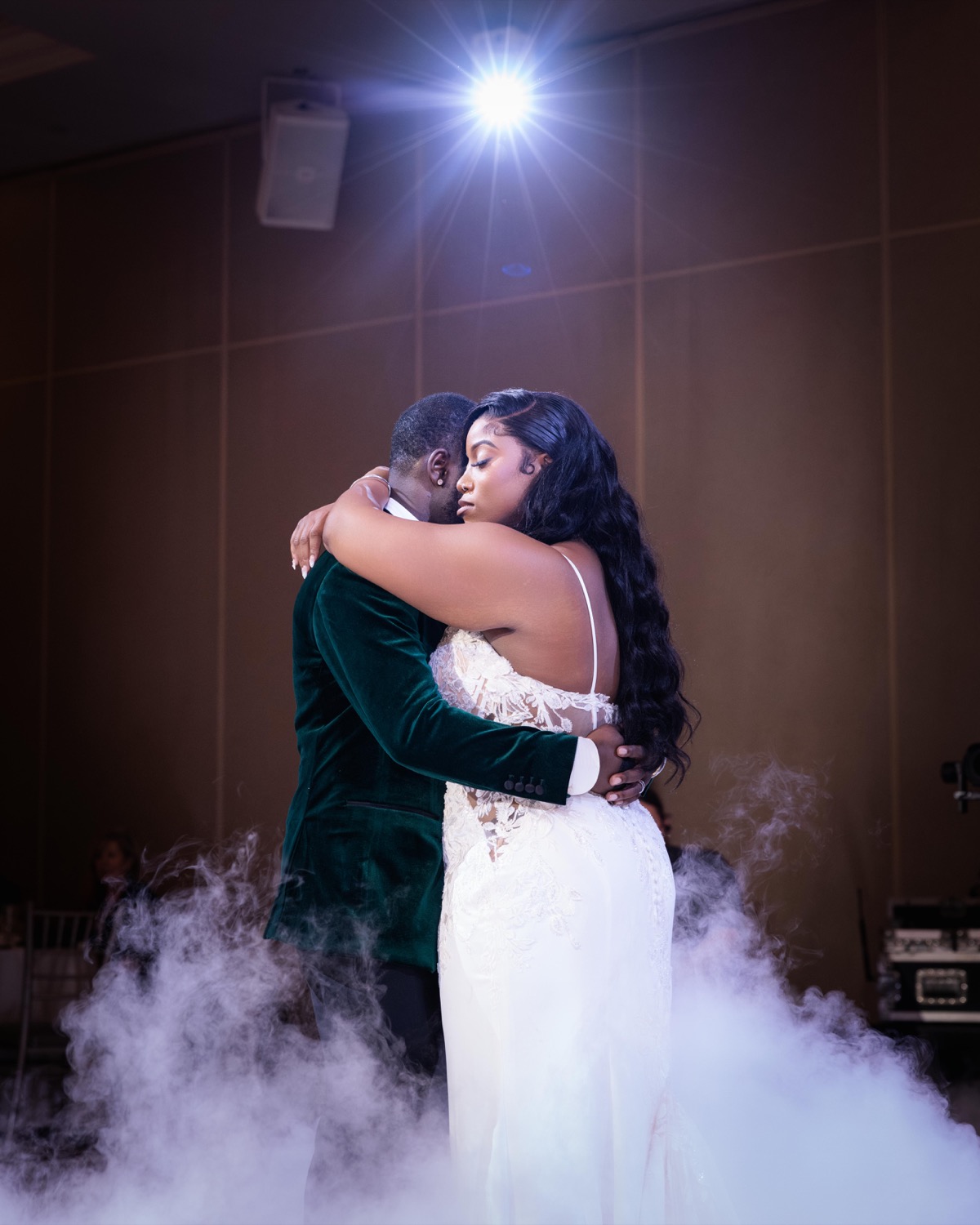 Wedding candid moment